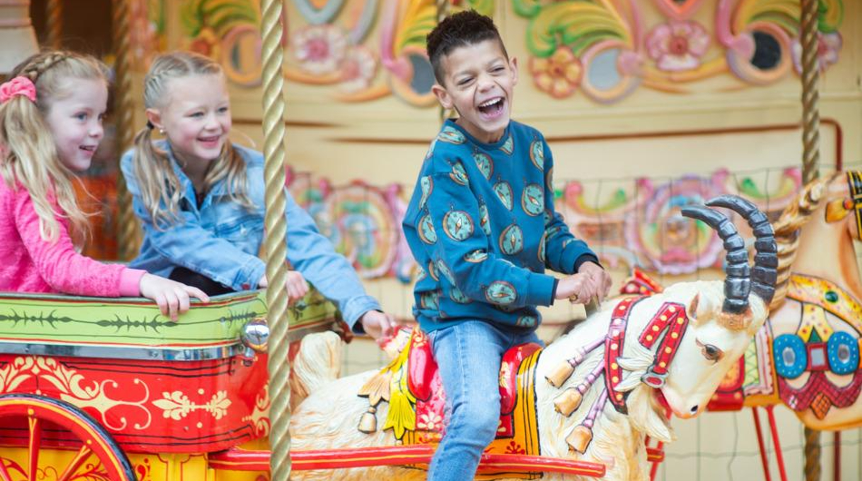 Kinderen op de kermis