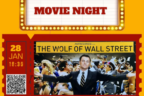 Diner en film - poster wolf of wall street