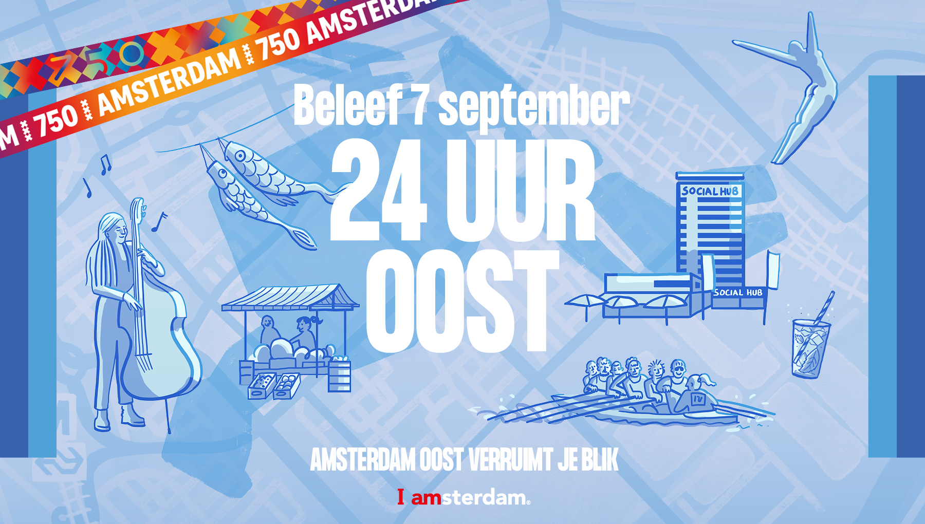 Affiche 24 uur Oost