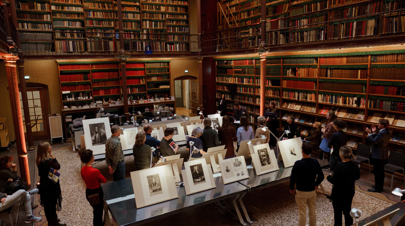 Mensen in het Rijksmuseum