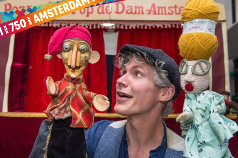 Poppenkast op de Dam