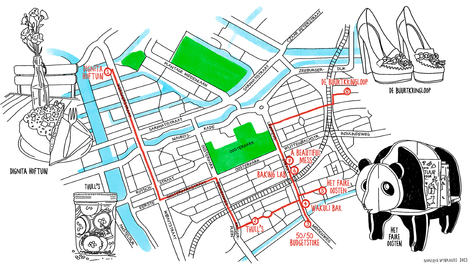 Route duurzaam Oost